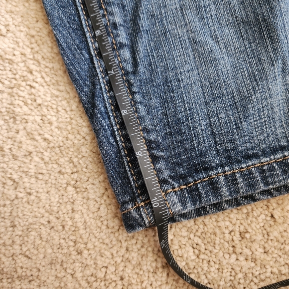 Womens/Juniors Blue Denim Bermuda Shorts size 13 - Picture 4 of 6